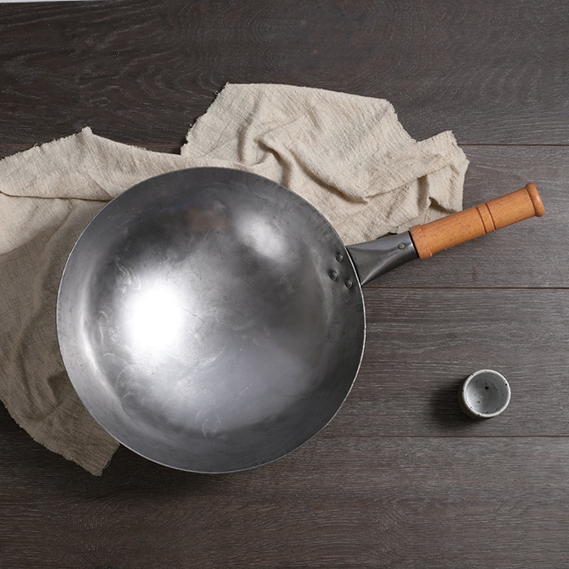 Traditional Iron Wok Pan