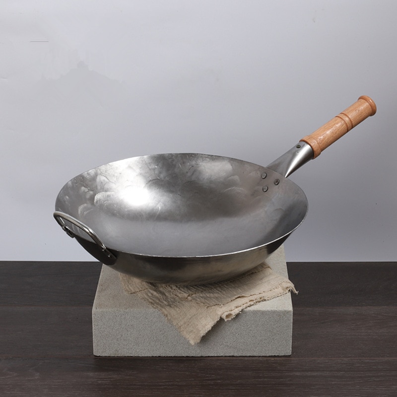 Traditional Iron Wok Pan